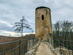 Zřícenina hradu Cimburk u Koryčan