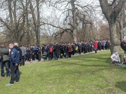 Hasičský průvod na Svatém Hostýně