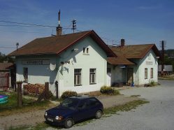 Posázavský Pacifik, Krhanice zastávka