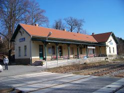 Posázavský Pacifik, Zruč nad Sázavou, nádraží