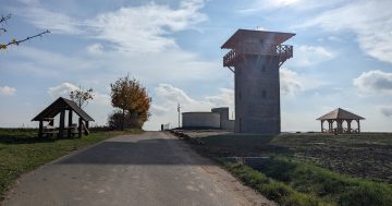 Nová rozhledna v Tučíně u Přerova: Podobá se římské strážní věži