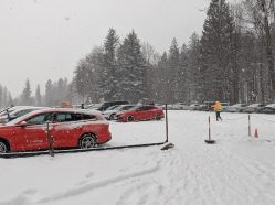 Parkoviště u lanovky na Pustevny