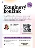 Skupinový koučink: ENERGETICKÁ MAPA DNE – JAK PRACOVAT SE SVOU ENERGIÍ