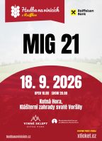 Hudba na vinicích: MIG 21 – Vinné sklepy Kutná Hora