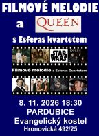 Filmové melodie a Queen 2 v Pardubicích