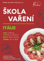Škola vaření s Romanem Paulusem – Italská kuchyně