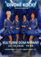 Travesti show Divoké kočky v KD Nýřany