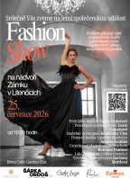Fashion show na nádvoří zámku v Litenčicích