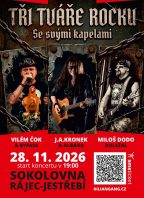 TŘI TVÁŘE ROCKU – Kronek, Čok, Doležal