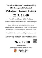 Zahajovací koncert lektorů