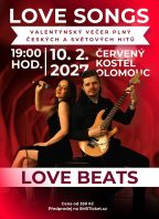 Love Beats – Love Songs a Valentýnský večer v Olomouci