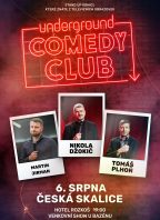 Venkovní show u bazénu | Underground Comedy CLUB