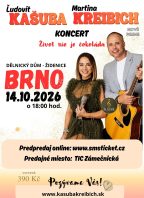 Koncert Ľudovít Kašuba a Martina Kreibich v Brně – Židenice