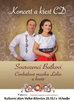 Sourozenci Baťkovi a CM Lália – koncert a křest CD