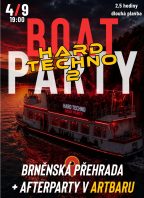 Boat Party x Brněnská přehrada x Hard Techno edition vol. 2