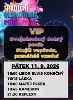 Tradiční olomoucká pouť – VIP vstupenka 11. 9. 2026